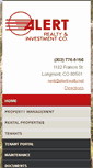 Mobile Screenshot of alertrealty.net